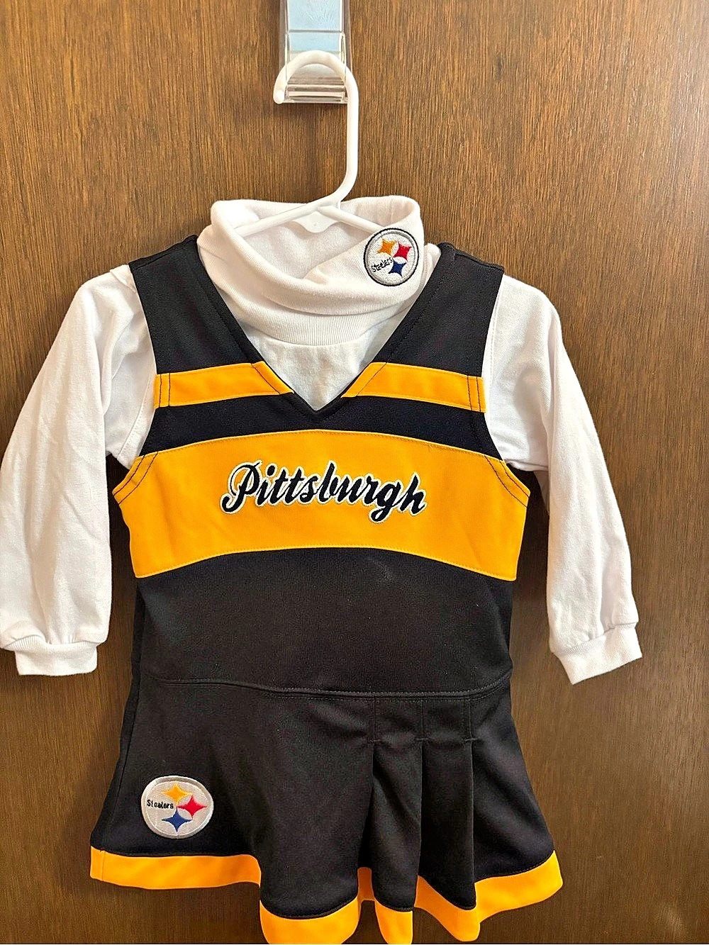 NFL Pittsburgh Steelers cheerleader dress Steelers Dress Baby 24M